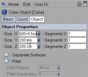 CINEMA 4D è in grado di ricevere anche una formula matematica.