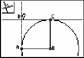 Costruisci la retta passante per A e perpendicolare ad AB: posiziona il cursore in A: F3, Perpend., [ENTER] e ancora [ENTER].