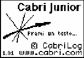 1. Primo approccio a Cabri Jr. Per accedere a Cabri Jr. si preme il tasto [APPS] e quindi si sceglie l opzione Cabri Jr.