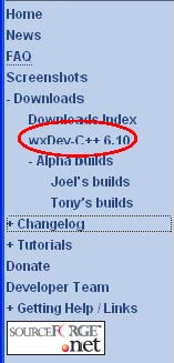 Chap1to8 - Programmare_Con_wxDev-C++.doc Pagina 3 di 150 usa solo il compilatore open source Mingw mentre l'altra versione è utilizzabile anche col compilatore della Microsoft.