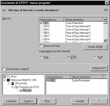 Pertanto la CPU deve essere selezionata prima della programmazione. L indirizzo MPI (Multi Point Interface) è necessario per la comunicazione della CPU con il PG/PC.