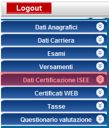 Una volta effettuato l accesso al portale studenti all