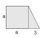 In questo caso il contesto, formule per il calcolo di aree di poligoni, è familiare agli studenti, tuttavia per molti di loro le lettere nelle formule di geometria, come ad esempio A= bxh, non