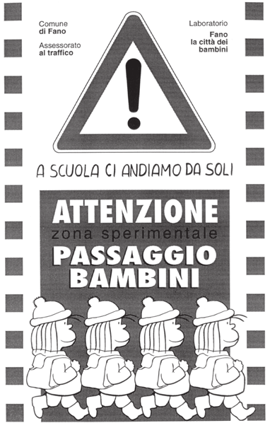 Cartello stradale realizzato dall Assessorato al Traffico per delimitare le zone sperimentali. alla fine del primo anno di avvio della iniziativa, mentre a Palermo e a Roma ne precede l inizio.