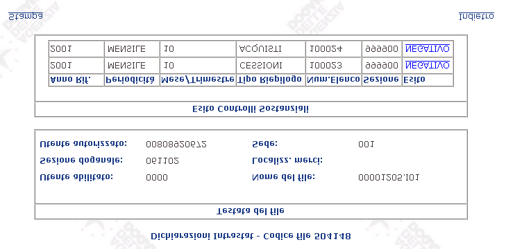 pdf. Nel caso, invece, di file contenenti dichiarazioni doganali o mo delli Intra, la pagina che si ottiene selezionando il link Dettagli