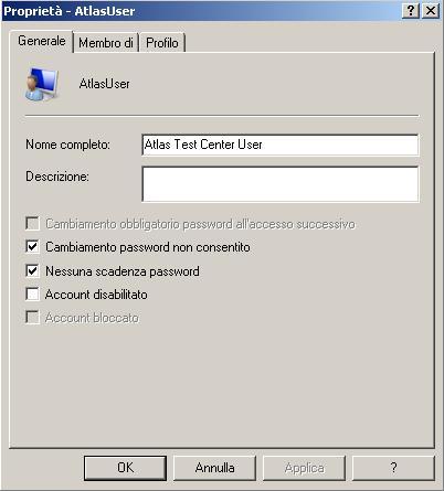 utente AtlasUser facendo doppio clic (Fig. 3): Fig.