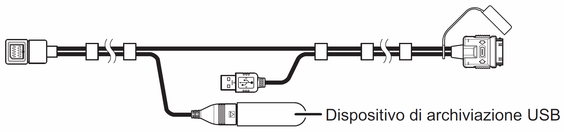 Quando un iphone con connettore Lightning è collegato attraverso la tecnologia wireless Bluetooth, viene visualizzato il simbolo accanto all iphone con connettore Lightning sulla schermata