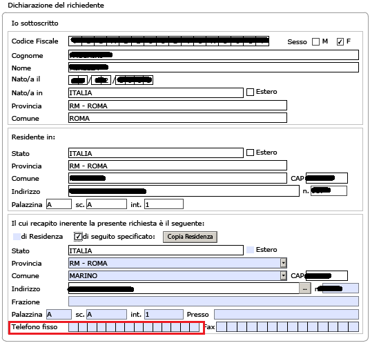 Pag. 7 di 14 Il telefono fisso, laddove disponibile, è sempre