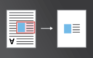 È possibile stampare una porzione di una pagina in un PDF. Con lo strumento Snapshot (Modifica > Scatta un istantanea), selezionare solo l area da stampare.