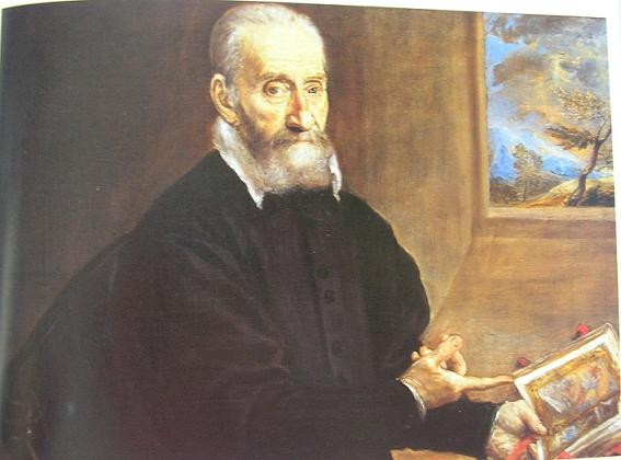 99 GIULIO CLOVIO, IL GRANDE ARTEFICE Giulio Clovio con il Libro d ore Farnese in mano, ritratto da El Greco Collezione Farnese Museo Capodimonte (NA) Il grande miniaturista nacque a Grizane, in