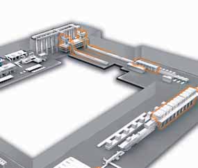 uno stabilimento per la lavorazione dei minerali, di una cartiera