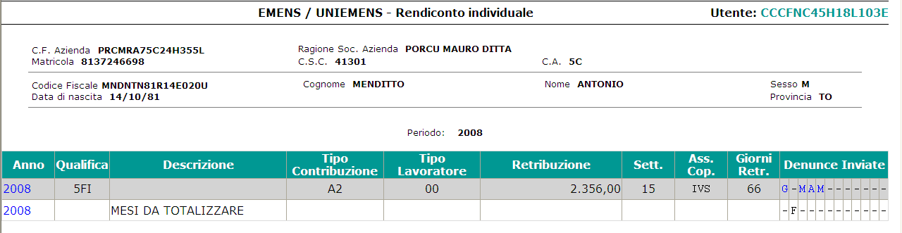 (Per la correzione seguire le istruzioni riportate nella presente guida al codice di errore di riferimento e l opzione di Consultazione Errori per la visualizzazione degli stessi) Cliccare sull