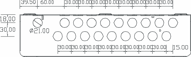 x 95 (profondità).