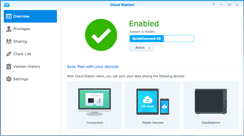 Sincronizzazione dei file con Cloud Station Cloud Station è un servizio di condivisione dei file che consente di sincronizzare i file tra