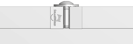 inox, una volta serrate a fondo, eventualmente non potranno più essere