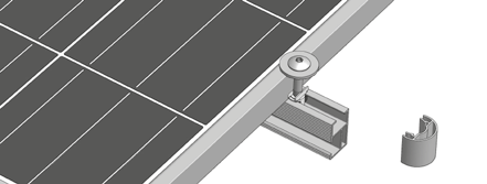 B6- Fissaggio modulo interno 1 1 Distanziale Elemento di fissaggio modulo