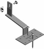 Flanschplatte für erw. Verstellbarkeit 5 Gancio per tetto 11 Listellatura 6 Dado esagonale con Flangia M8 A 1 Piastra base Medium 5 Fig. B 7.1-1 Dachhaken 0 10 3 5 Fig. B 7.1- Dachhaken 90 1 6 4 7 5 1 Fig.