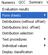 Pagina 10 di 11 Carta Valori singoli 10. Apriamo il rapporto di analisi 3 dal menu Numerici per vedere i risultati dopo la selezione. Sotto sono riportati i risultati prima e dopo la selezione.