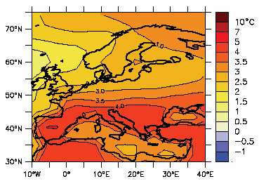 In Italia le principali variazioni climatiche riguarderanno la stagione estiva.