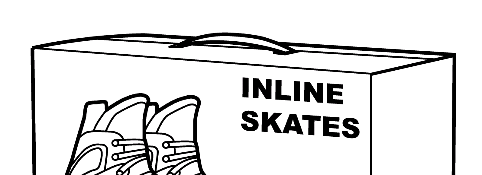 Figura 6.4.18.18-1 Esempio di Posizionamento di un Codice a Barre su una Scatola di Pattini Legenda: Inline skates Front Back Pattini a rotelle in linea Fronte Retro 6.4.18.19.