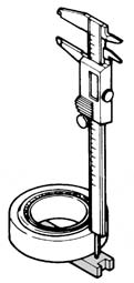 Selezione spessori (modello con rotazione normale). Calcolare l altezza dello spessore del pignone (T) come indicato nell esempio seguente. P è la deviazione dallo standard delle dimensioni del piede.