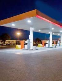 Ottimo per le installazioni per l illuminazione nelle stazioni di rifornimento carburante, aree di