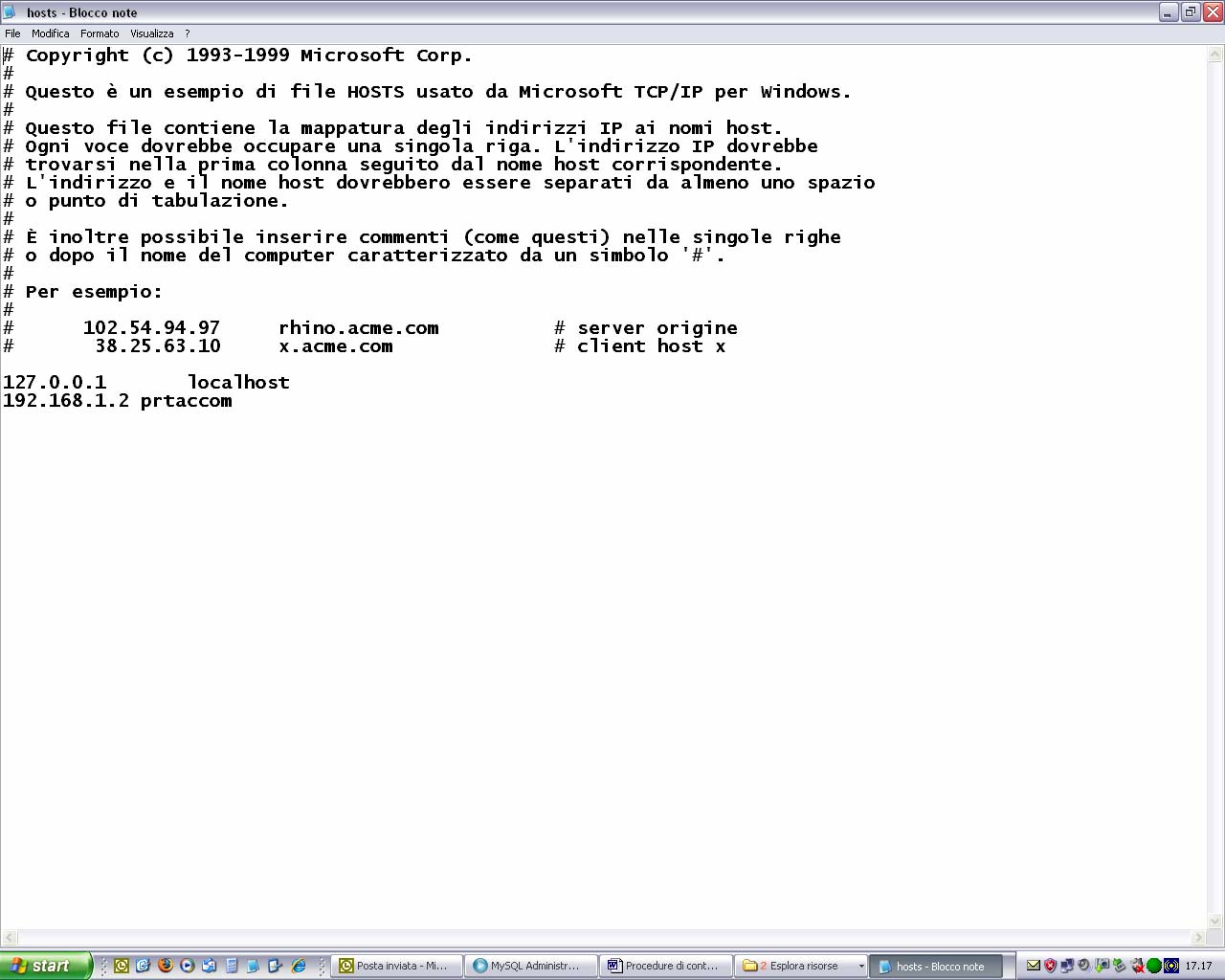 Pag. 6 di 22 2. accedere a Risorse del computer (a seconda delle impostazioni di Windows, si può trovare sul desktop oppure su Start Risorse del computer); 3.