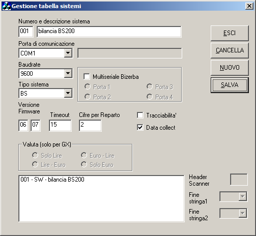 Configurazione Area51 e Bilance Bizerba Ultimo Aggiornamento: 20 settembre 2014 Installazione software Bizerba... 1 Struttura file bz00varp.dat... 5 Configurazione Area51... 6 Note tecniche.