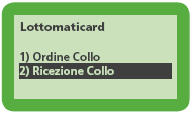 Da questo momento in poi le Carte contenute nel collo possono essere attivate.