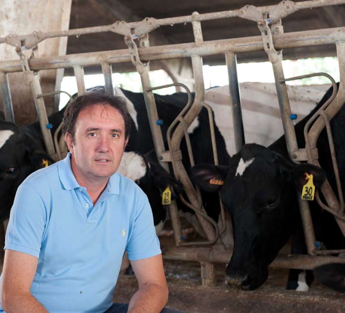 Azienda di Massimo Filippini, Montodine (CR) 280 vacche con una media 2011 di 100 q.