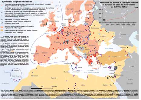 Hanno aderito alla Campagna LasciateCIEntrare Mappa europea dei centri di detenzione per migranti stilata da Migreurop. Disponibile online sul sito di www.migreurop.