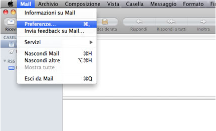 Configura la PEC su Mail 1 Apri