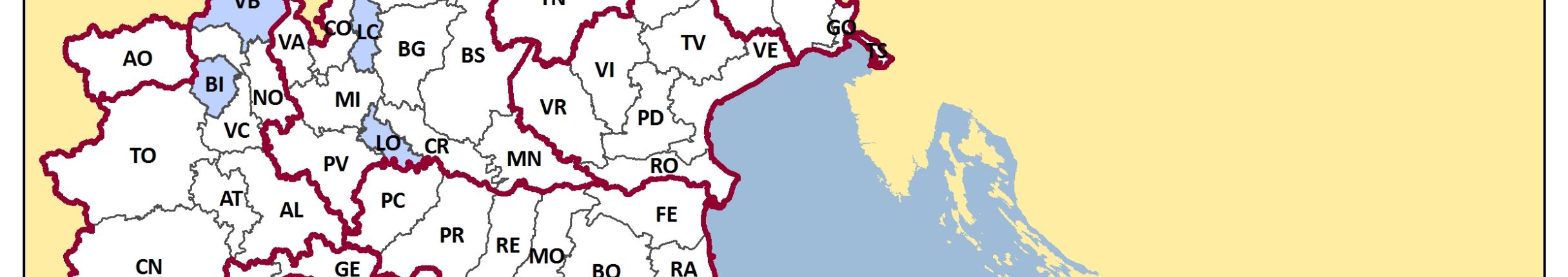 La Provincia di Forlì viene rinominata Forlì-Cesena 42. 42 Cfr. i decreti attuativi della delega contenuta nell art. 63 della legge 142/90: 63.