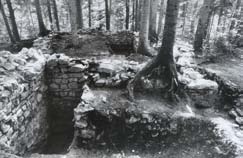 Pianta della torre sulla strada a sud sotto la fortezza di Ad Pirum (Ulbert 1981, 34, Abb.