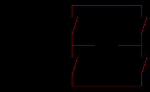 Come si nota dalla Figura 34, per creare un tale sistema bisogna utilizzare 4 relay. Su segnale di Arduino, essi possono aprirsi o chiudersi e quindi bloccare o lasciar passare la corrente.