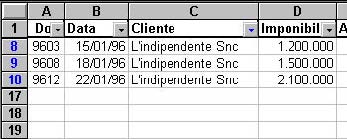 Quando un database contiene centinaia o migliaia di record, però, l ordinamento può far comodo, ma non risolve sempre tutti i problemi di selezione.