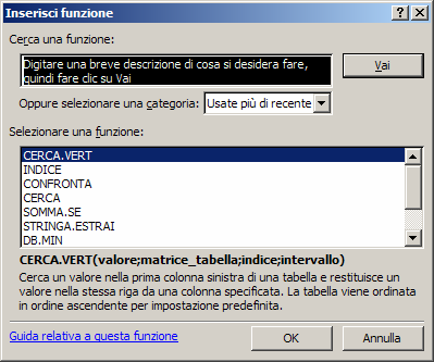 Scrivere una formula contenente funzioni Usare la finestra di dialogo Incolla funzione per scrivere una formula 1. Fate clic sulla cella in cui desiderate inserire i risultati della formula. 2.