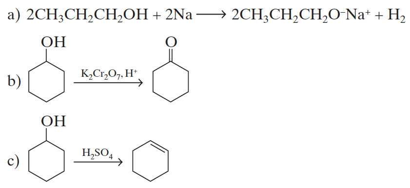1-butanolo 33. 34. C 6 H 12 O 6 (n.o. 0); CH 3 CH 2 OH (n.o. 2); CO 2 (n.