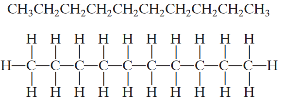 7. sì, ciclico 8. Decano; M=142,27 g/mol 9. La rotazione sarà facilitata da temperature maggiori. 10.