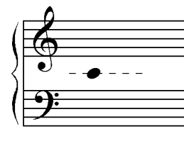 Quella di Fa può essere collocata sulla quarta linea prendendo il nome di chiave di basso o sulla terza linea col nome di chiave di baritono.