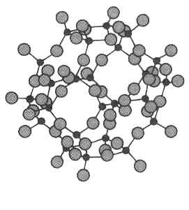 38 Capitolo - 3 tetraedri di silice [SiO 4 4- ]. Nella struttura cristallina della nefelina naturale, mostrata in figura 3.