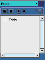 Per fare questo si agisce come per le tracce audio o MIDI: o dal menu Project si seleziona Add Track/Folder oppure dalla Track List si fa clic con
