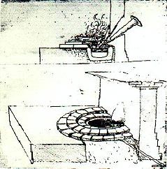 L architetto Vincenzo Scamozzi, nel 1615, nel suo trattato Dell idea dell Architettura universale 3, ben descrisse questi tre tipi di camini.