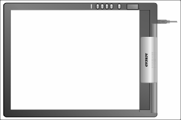 Dispositivo con tavoletta in ambiente Windows Quando il tappetino digitale è connesso al computer attraverso la porta USB, sul display del tappetino compare l icona Connessione, e il LED del