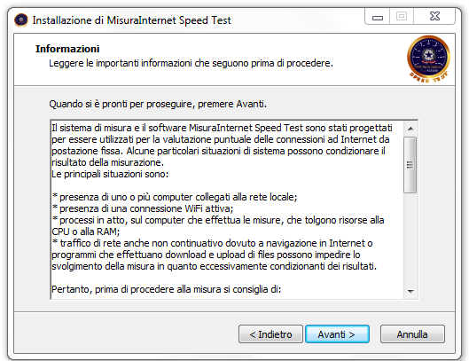 2) Licenza d uso Leggere con attenzione il contratto di Licenza d uso del software, successivamente cliccare sul bottone Accetto i termini del contratto di licenza per poter procedere con l