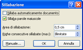 G. Pettarin Word processing Modulo 3 - Nuova ECDL Per evitare questi inconvenienti che pregiudicano l'estetica del documento stesso, Word prevede la possibilità di sillabare il testo.