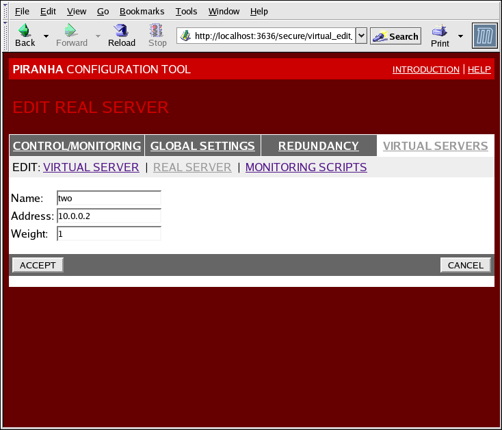 Red Hat Enterprise Linux 6 Amministrazione del Virtual Server Figura 4.8.