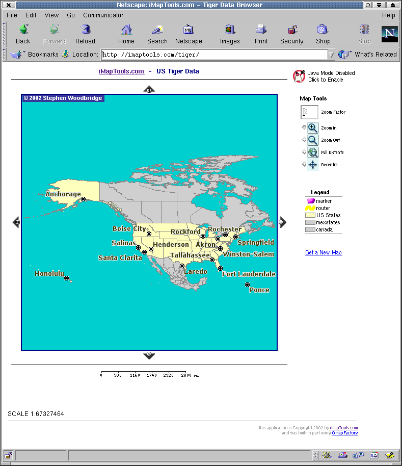 -- Tiger data imap TOOLS Tiger (US.