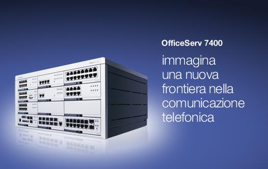Centralino telefonico OfficeServ 7400 Samsung OfficeServ 7400 è il sistema di comunicazione all-in-one dedicato alle aziende di medie e grandi dimensioni che necessitano di soluzioni semplici ed