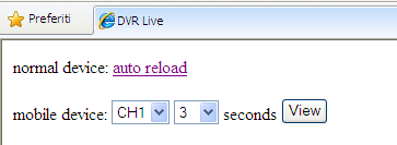 Terzo passo: cliccare su JPEG viewer. Quarto passo : DVR login screen appears.